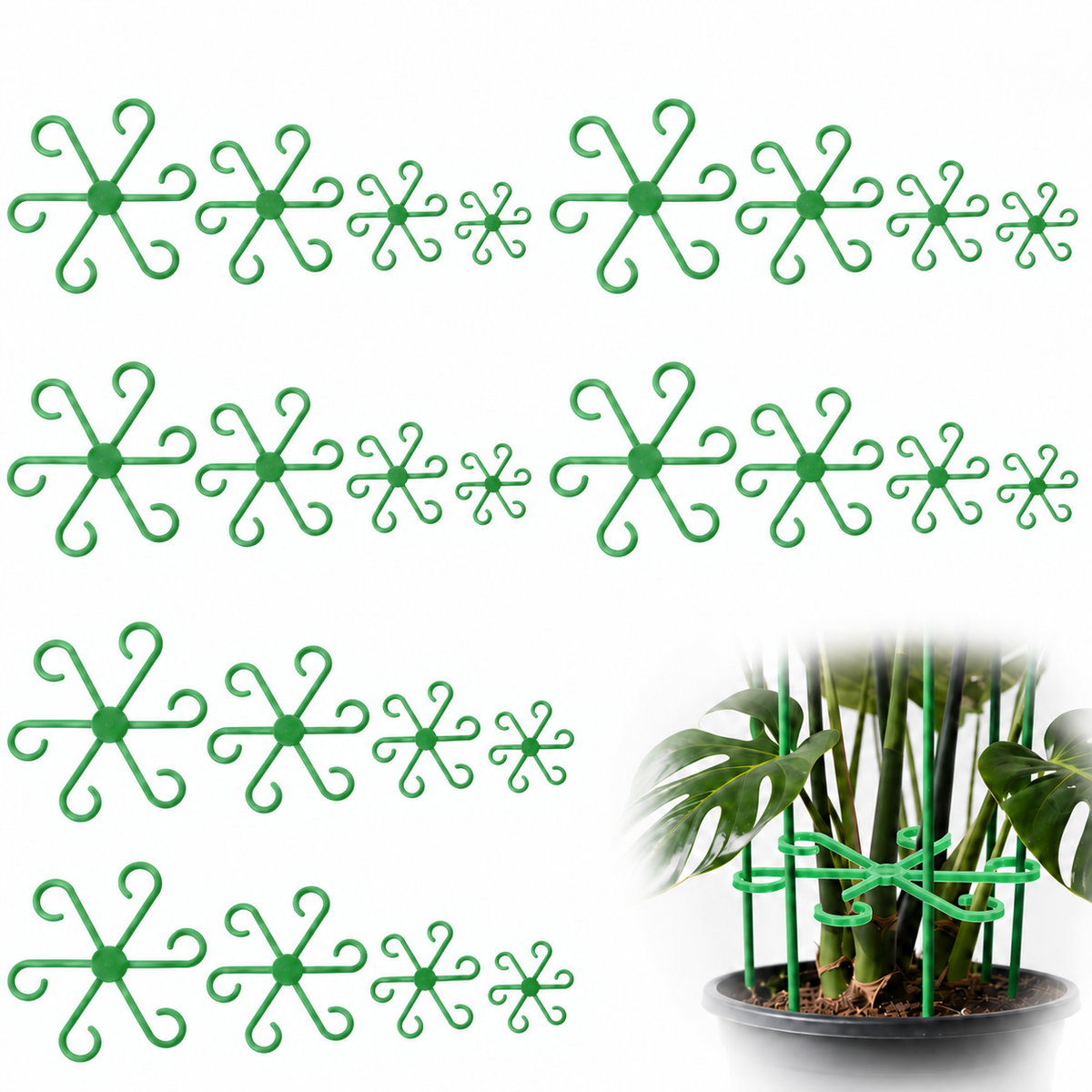 Reusable Plant Support Holders
