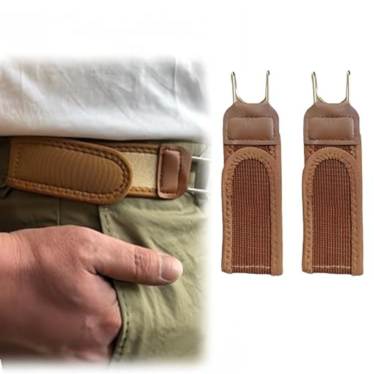 Buckleless Stretchable Velcro Belt